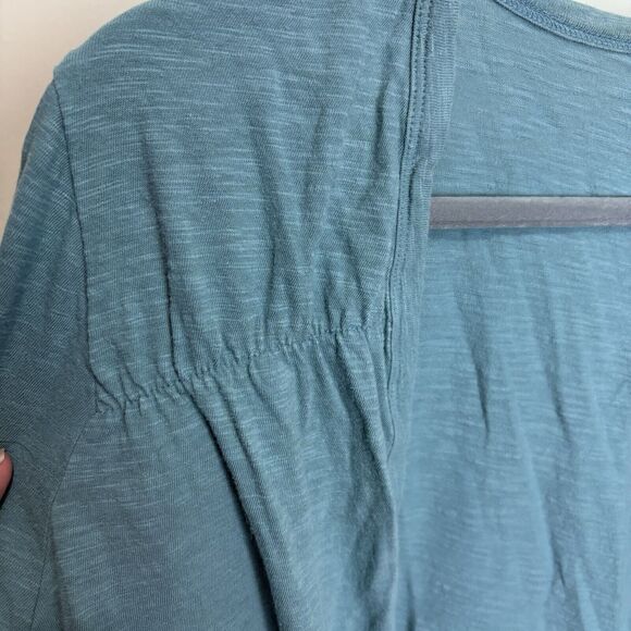 Talbots Cardigan Womens 3X Teal Blue Office Preppy Open Academia Casual Sweater - Picture 2 of 5